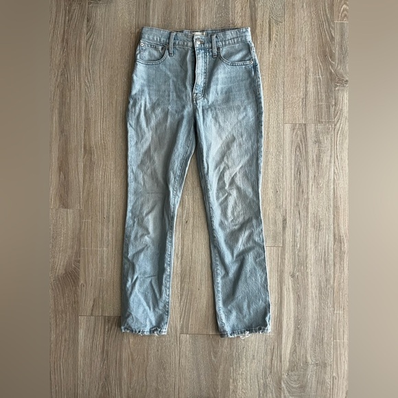Madewell Women’s Slim Demi-Boot Jeans in Bellmeade Wash - Size 25 - Picture 2 of 12